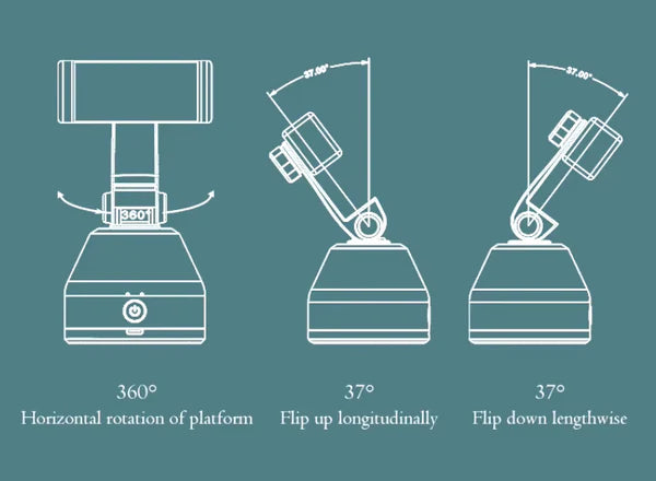 SOPORTE CON ROTACION INTELIGENTE 360°