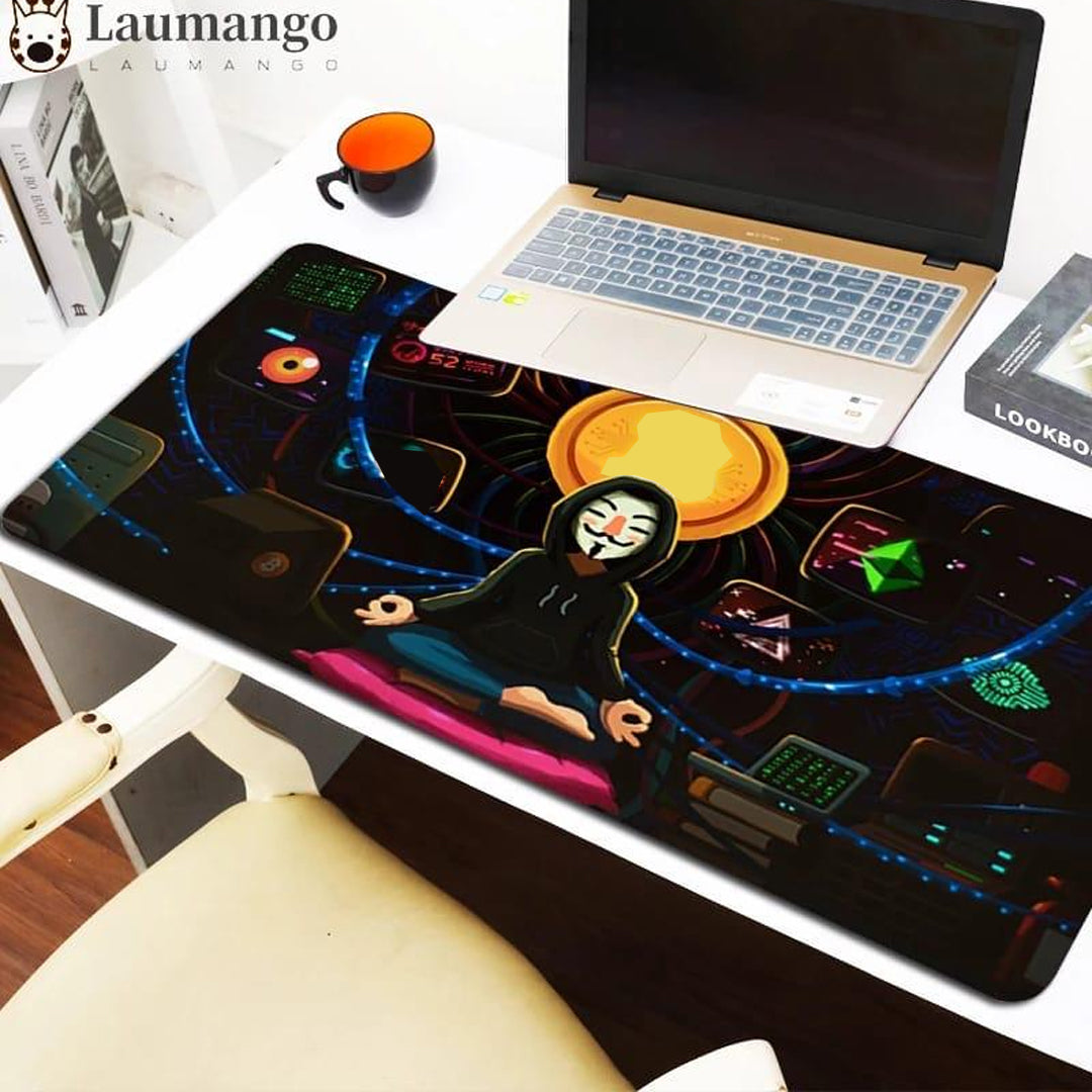 Mouse Pad Gamer Anonimus Bitco